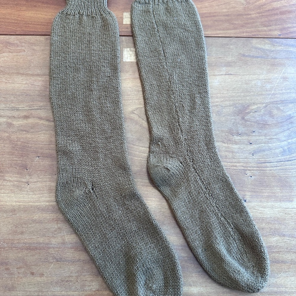 Alpaca Wool Brown Socks